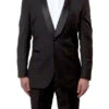 Black Slim Fit Tuxedo With Satin Shawl Lapel 1 Button 2 Black Slim Fit Tuxedo With Satin Shawl Lapel 1 Button -Sapphire Dress Shop MT146S 01 black 34ca4820 5a73 4c93 91e3 7de293038241