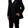 Solid Black Modern Fit Tuxedo 3 Piece With 6 Button Vest -Sapphire Dress Shop MT400S 01 a7d2ee3f 9f2c 4d16 a2b0 91dea72be858