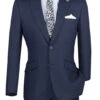 Slim Fit 2 Piece Suit Navy Glen Plaid Pattern Matching Pants 2 Slim Fit 2 Piece Suit Navy Glen Plaid Pattern Matching Pants -Sapphire Dress Shop S2RW 1 NAVY