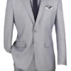Slim Fit Men's Suit 2 Piece 2 Button In Light Gray 2 Slim Fit Men's Suit 2 Piece 2 Button In Light Gray -Sapphire Dress Shop SC900 12 LIGHT GRAY JPG 800x1200 1