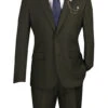Slim Fit Men's Suit 2 Piece 2 Button In Olive -Sapphire Dress Shop SC900 12 OLIVE JPG 800x1200 full