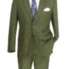 Catania Collection - Modern Fit Windowpane Suit 2 Piece In Olive 1 Catania Collection - Modern Fit Windowpane Suit 2 Piece In Olive -Sapphire Dress Shop SO1 MRW 1 OLIVE JPG