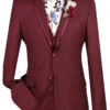 Leonardo Collection - Slim Fit Tuxedo 2 Buttons 3 Piece Burgundy Suit 2 Leonardo Collection - Slim Fit Tuxedo 2 Buttons 3 Piece Burgundy Suit -Sapphire Dress Shop SV2T 8 BURGENDY JPG 800x1200 1