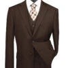 Sovana Collection - Regular Fit 3 Piece Suit 2 Button Tone On Tone Stripe In Brown 1 Sovana Collection - Regular Fit 3 Piece Suit 2 Button Tone On Tone Stripe In Brown -Sapphire Dress Shop V2RS 7 BROWN a2be52b0 ceb7 4685 b931 26192fbf59f1