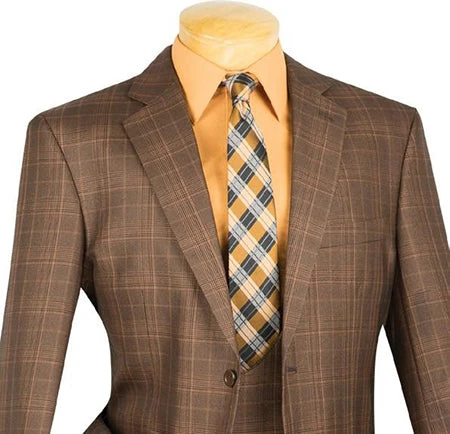 Renaissance Collection - Regular Fit 3 Piece Suit Chestnut 5 Renaissance Collection - Regular Fit 3 Piece Suit Chestnut - Image 3