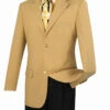 Men's Gold Regular Fit Everyday Blazer 2 Men's Gold Regular Fit Everyday Blazer -Sapphire Dress Shop Z 2PPGold3