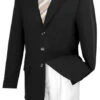 Black Regular Fit 3 Button Blazer 2 Black Regular Fit 3 Button Blazer -Sapphire Dress Shop Z 3PP Black