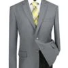 (40R, 48L) Regular Fit Blazer 2 Button In Medium Gray -Sapphire Dress Shop b tr gray copy 2f94148c 28a0 4a36 b177 c2339c4a07ed