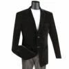 Velvet Regular Fit Fashion Jacket In Black 1 Velvet Regular Fit Fashion Jacket In Black -Sapphire Dress Shop b27black