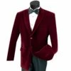 Velvet Regular Fit Fashion Jacket In Wine 1 Velvet Regular Fit Fashion Jacket In Wine -Sapphire Dress Shop b27burg