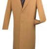 Milan Collection - Wool And Cashmere Regular Fit Dress Top Coat 48" Long In Camel 1 Milan Collection - Wool And Cashmere Regular Fit Dress Top Coat 48" Long In Camel -Sapphire Dress Shop cl48 1 camel