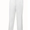 White Dress Pants Regular Leg Pleated Pre-hemmed With Cuffs 2 White Dress Pants Regular Leg Pleated Pre-hemmed With Cuffs -Sapphire Dress Shop op 900 white