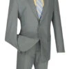 (42R) Gray Slim Fit Men's 2 Piece Business Suit 2 Button 1 (42R) Gray Slim Fit Men's 2 Piece Business Suit 2 Button -Sapphire Dress Shop s 2pp gray 1 360ecbb8 9863 4d9e 86fb 3d7f9932ab1d