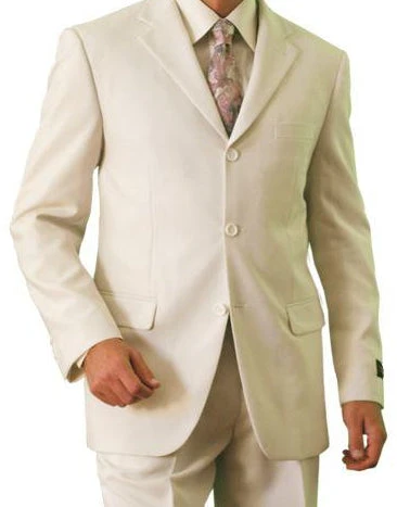 Regular Fit 2 Piece Suit 3 Button In Light Beige 3 Regular Fit 2 Piece Suit 3 Button In Light Beige