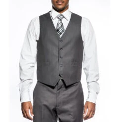 Slim Fit Men's Suit 3 Piece 2 Button In Heather Gray 9 Slim Fit Men's Suit 3 Piece 2 Button In Heather Gray -Sapphire Dress Shop sv2900 hgray 3 1024x1024 1