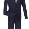 Slim Fit Suit 3 Piece 2 Button In Navy 1 Slim Fit Suit 3 Piece 2 Button In Navy -Sapphire Dress Shop sv2900 navy