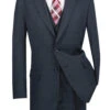 Olympia Collection - Glen Plaid Regular Fit Suit 3 Piece Navy Blue 1 Olympia Collection - Glen Plaid Regular Fit Suit 3 Piece Navy Blue -Sapphire Dress Shop v2rw 15 blue