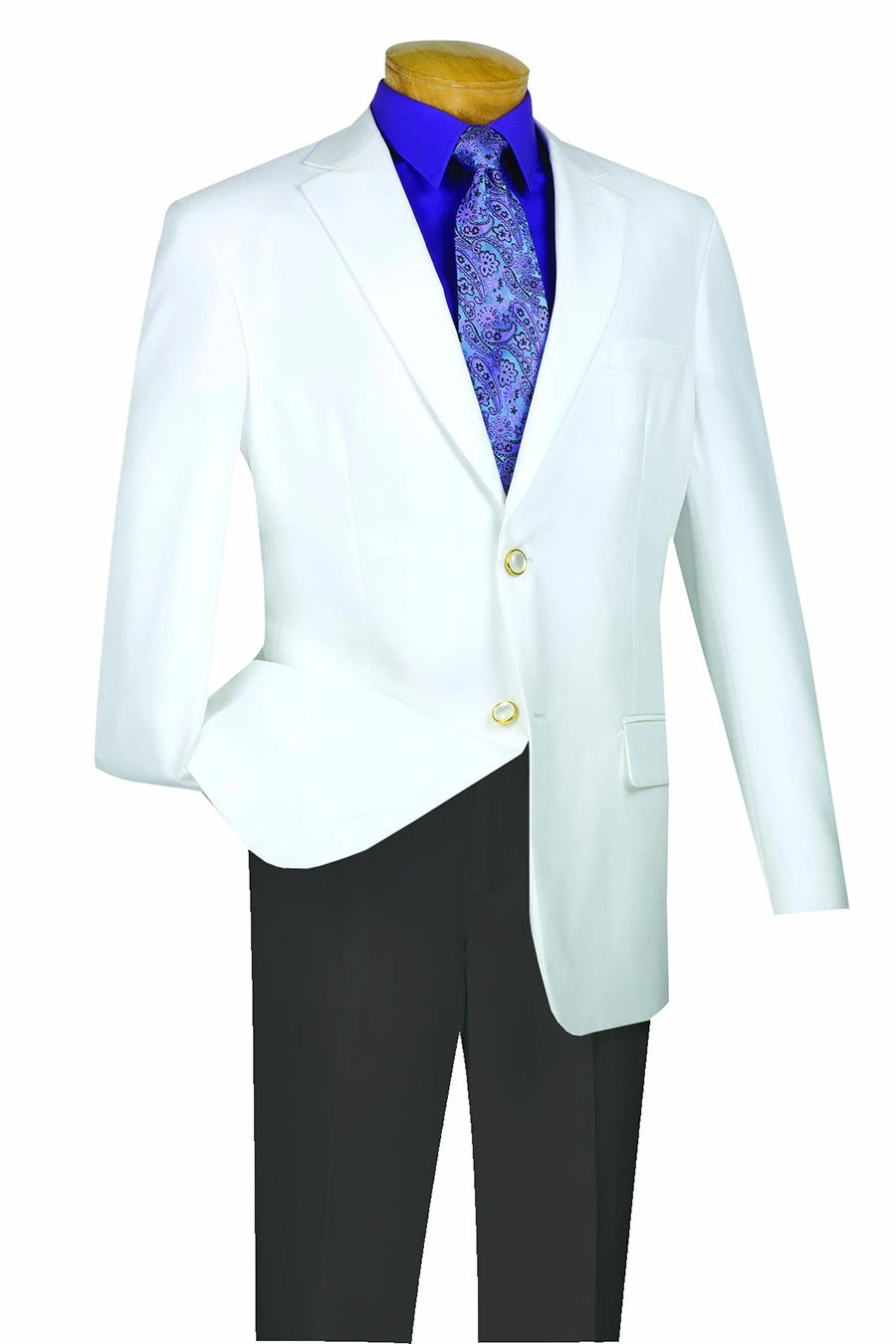 Men's White Regular Fit Everyday Blazer 3 Men's White Regular Fit Everyday Blazer